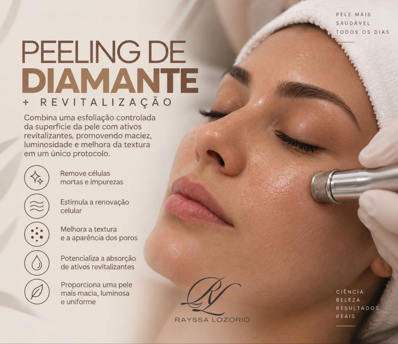 Peeling de Diamante + Revitalização